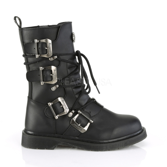 Mens Gothic Combat Lace Up Boots